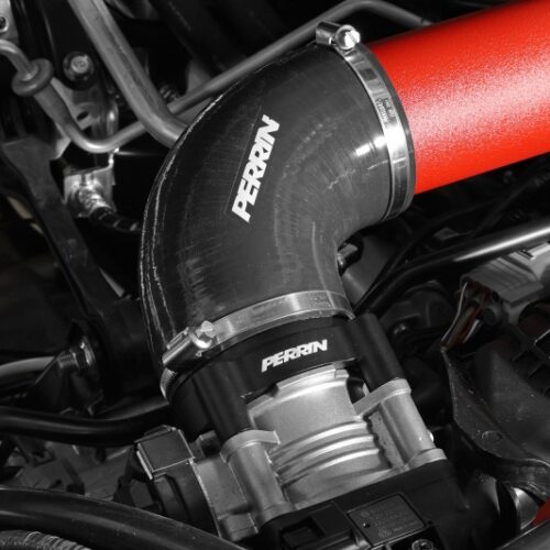 PERRIN 22-26 Subaru WRX Front Mount Intercooler Kit (Red Tubes & Silver Core) - Image 4