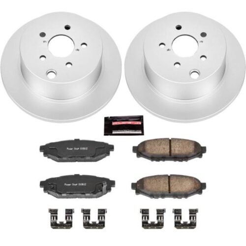 Power Stop 16-18 Subaru Crosstrek Rear Z17 Evolution Geomet Coated Brake Kit