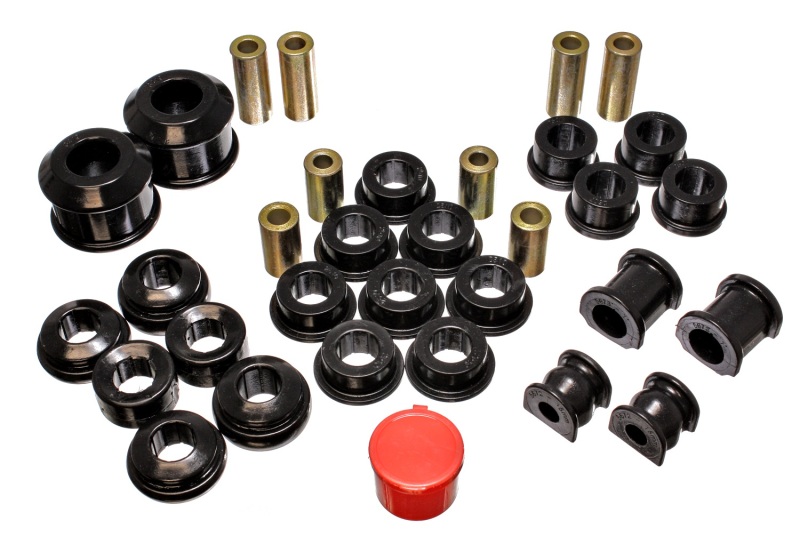 Energy Suspension 16.18112G 02-05 Honda Civic Si Black Hyper-Flex Master Bushing Set - Image 6