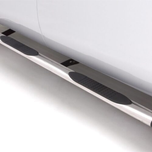 Alternative view of Lund 23578176 05-23 Nissan Frontier Crew Cab 4in. Oval Straight SS Nerf Bars - Polished
