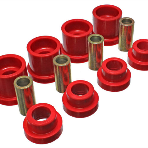 Energy Suspension 7.1117R 95-98 Nissan 240SX (S14) Red Rear Subframe Insert Set (Must reuse all metal parts) - Image 5