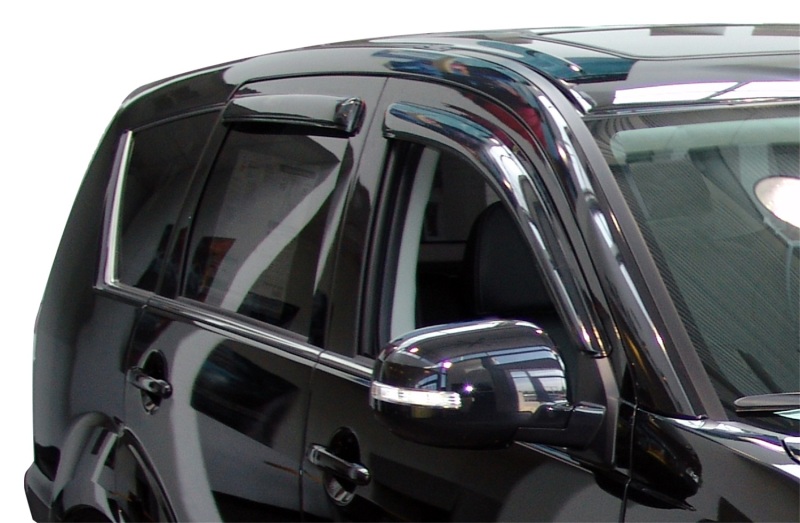 AVS 94642 11-18 Mitsubishi Outlander (Excl. Sport) Ventvisor Outside Mount Window Deflectors 4pc - Smoke - Image 5