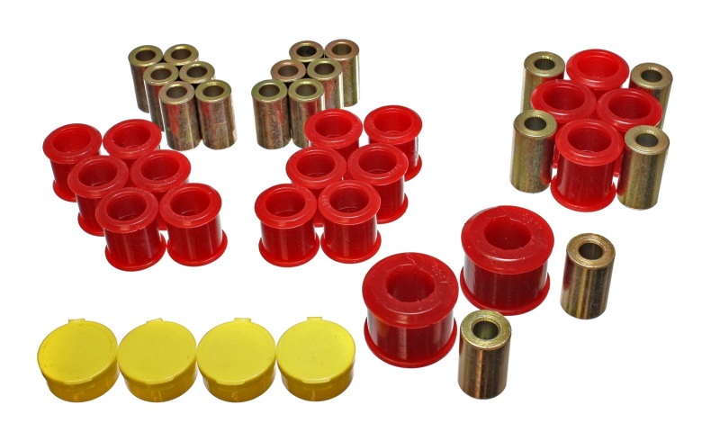 Energy Suspension 7.3116R 90-96 Nissan 300ZX Red Rear Control Arm Bushing Set - Image 5