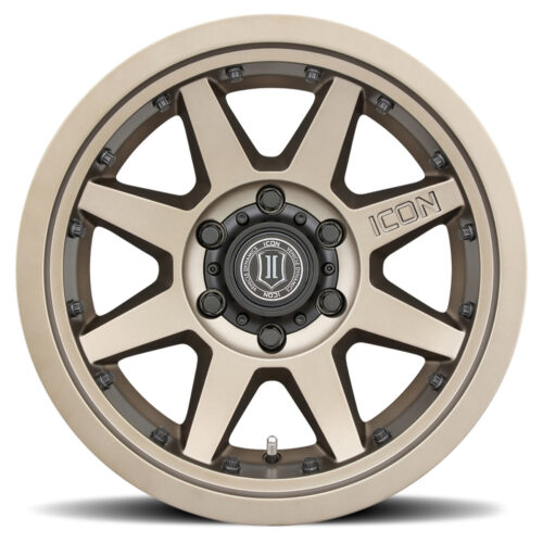 ICON 21817858347BR Rebound Pro 17x8.5 6x5.5 0mm Offset 4.75in BS 106.1mm Bore Bronze Wheel - Image 2