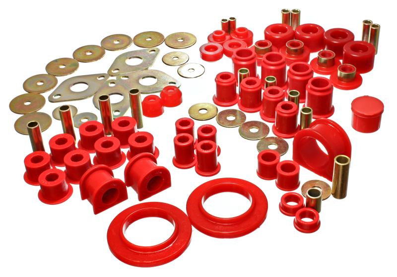 Energy Suspension 8.18107R 01-04 Toyota Tacoma Red Hyper-Flex Master Bushing Set - Image 5