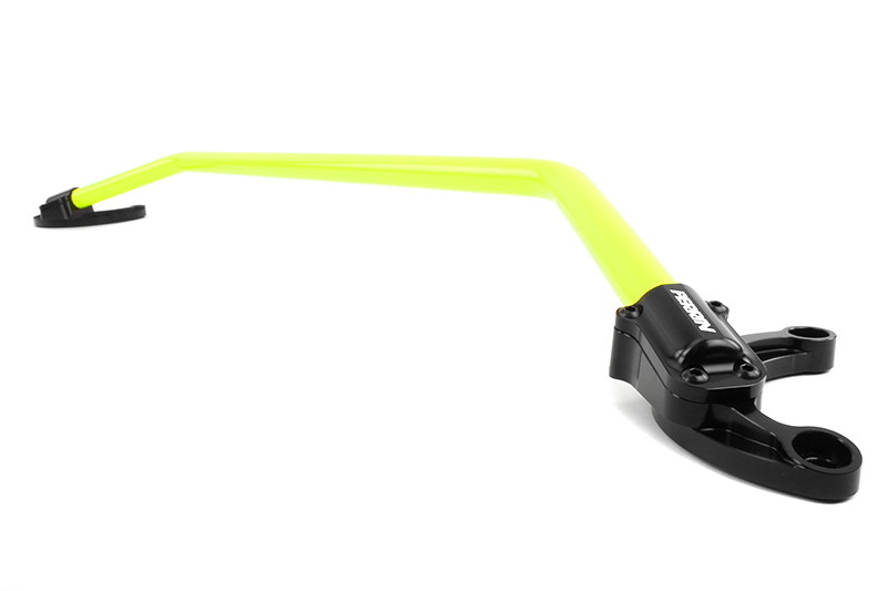 PERRIN 08-14 WRX/STI/Impreza / 14-18 Forester / 13-17 Crosstrek / 05-09 Legacy FR Strut Bar - Yellow - Image 3