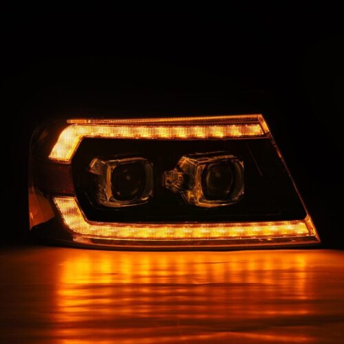 AlphaRex 04-08 Ford F150 PRO-Series Projector Headlights Alpha-Black w/ Sequential Signal and DRL - Image 4