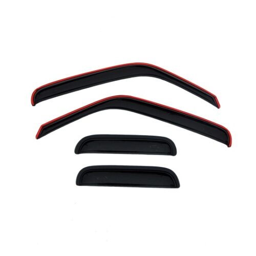AVS 94423 99-11 Ford Ranger (Fixed Window) Ventvisor Outside Mount Window Deflectors 4pc - Smoke - Image 9