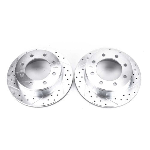 Power Stop 02-06 Chevrolet Avalanche 2500 Rear Evolution Drilled & Slotted Rotors - Pair - Image 3