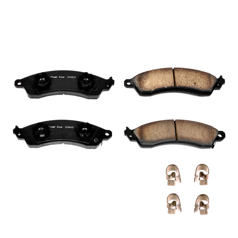 Power Stop 87-92 Chevrolet Camaro Front Z17 Evolution Ceramic Brake Pads w/Hardware - Image 2