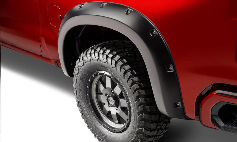 Bushwacker 40927-02 19-21 Chevrolet Silverado 1500 Pocket Style Flares 4pc - Black - Image 10