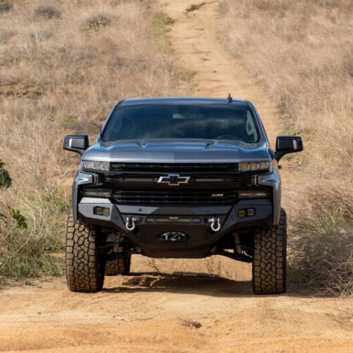 DV8 Offroad FBCS1-07 19-21 Chevrolet Silverado 1500 SPEC Series Front Bumper - Image 10