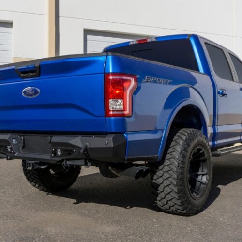 Addictive Desert Designs R181231280103 15-18 Ford F-150 Stealth Fighter Rear Bumper w/ Backup Sensor Cutout - Image 3