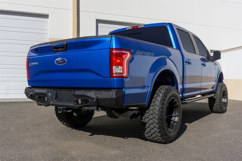 Addictive Desert Designs R181231280103 15-18 Ford F-150 Stealth Fighter Rear Bumper w/ Backup Sensor Cutout - Image 3