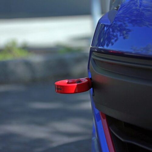 PERRIN 18-21 Subaru WRX & STI / 13-25 BRZ / 17-20 Toyota 86 Tow Hook Kit (Front) - Red - Image 9