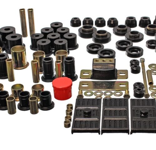 Alternative view of Energy Suspension 3.18119G 67-69 Chevrolet Camaro (w/mono leaf springs) Black Hyper-flex Master Bushing Set