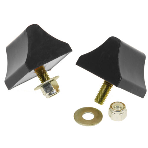 Prothane 19-1303-BL Universal Bump Stop 1-3/8 X 2 X 2-1/4 Wedge - Black