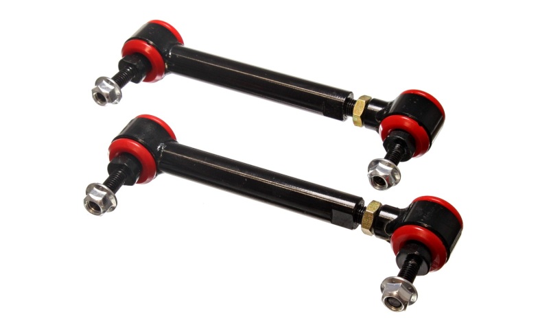 Energy Suspension Universal Red 6-3/4in-7-3/4in inAin Range Pivot Style End Link Set - Image 4
