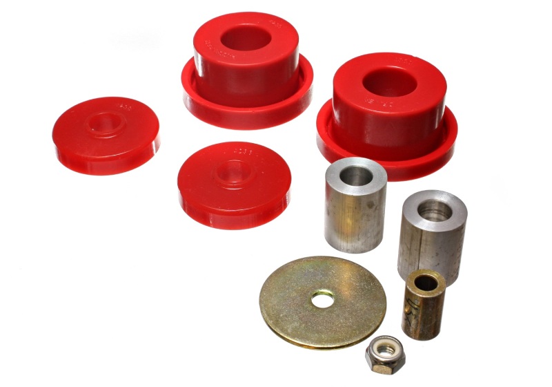Energy Suspension 5.1115R 08-10 Chrysler Challenger/07-10 Charger RWD Red Rear Diff Mount Bushing Set - Image 4