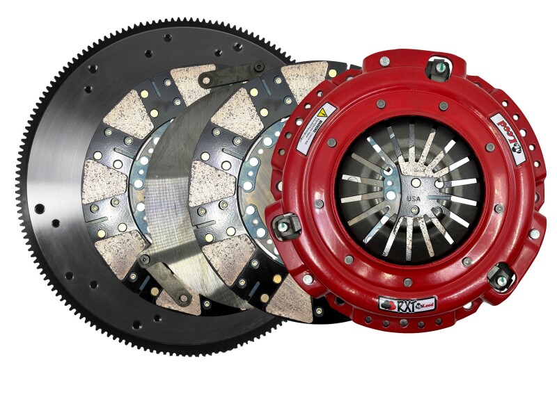 McLeod RXT Twin Disc Clutch Kit w/Steel Flywheel - Mod Motor Fords w/8 Bolt Crank 1-1/8in x 26 Input - Image 4