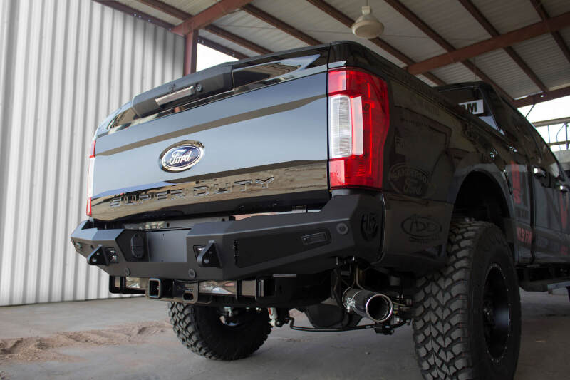 Addictive Desert Designs R167301280103 17-18 Ford F-250 HoneyBadger Rear Bumper w/ Backup Sensor Cutouts - Image 9