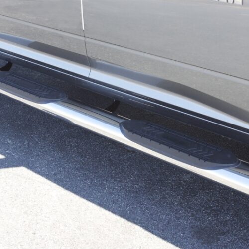 Alternative view of Lund 24385007 10-17 Dodge Ram 2500 Crew Cab 6in. Oval Straight SS Nerf Bars - Polished