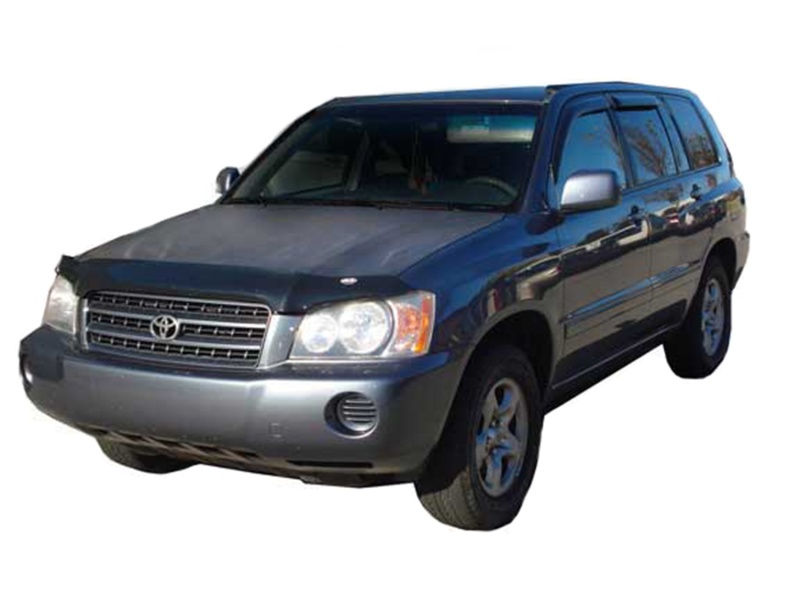 AVS 94357 01-07 Toyota Highlander Ventvisor Outside Mount Window Deflectors 4pc - Smoke - Image 2