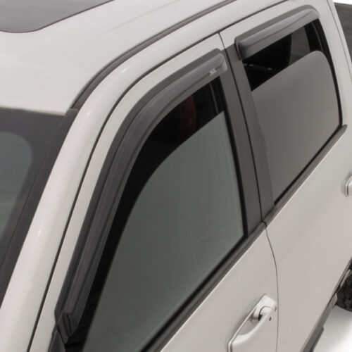 AVS 94109 09-18 Dodge RAM 1500 Crew Cab Ventvisor Outside Mount Window Deflectors 4pc - Smoke - Image 10