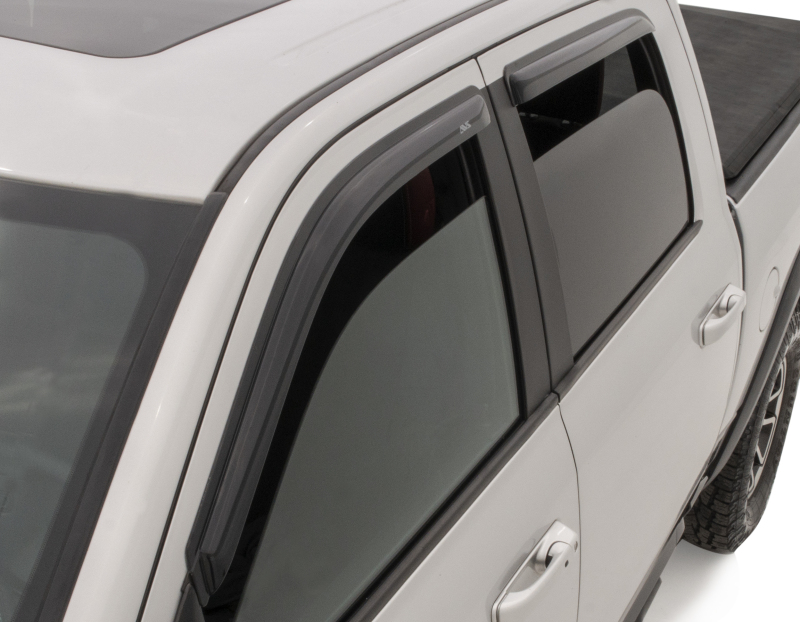 AVS 94109 09-18 Dodge RAM 1500 Crew Cab Ventvisor Outside Mount Window Deflectors 4pc - Smoke - Image 10
