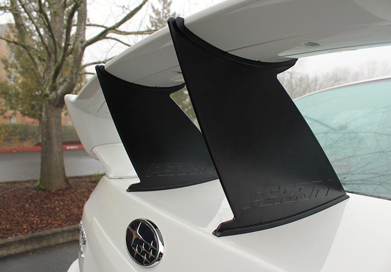 PERRIN 11-14 Subaru STI Wing Stabilizer - Black (Sedan Only) - Image 4