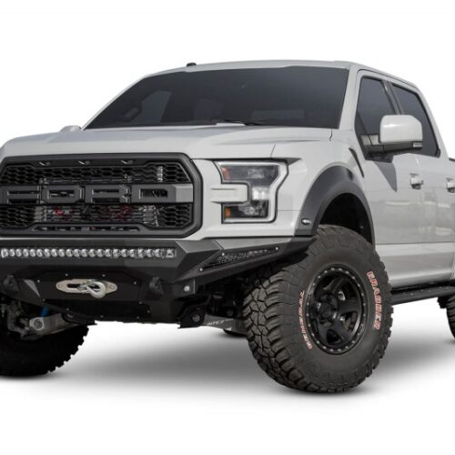 Addictive Desert Designs 17-18 Ford F-150 Raptor Stealth Fighter Front Bumper w/ Winch Mount