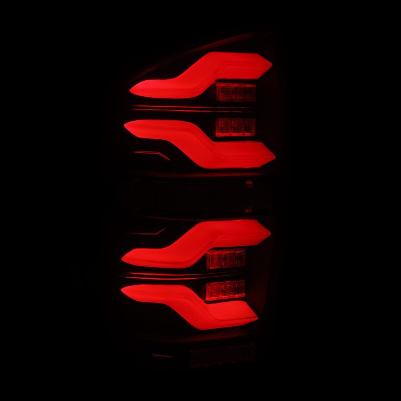 AlphaRex 16-21 Toyota Tacoma LUXX LED Taillights Alpha Blk w/Activ Light/Seq Signal - Image 3