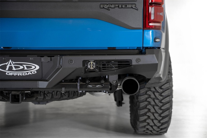 Addictive Desert Designs R110011370103 17-20 Ford Raptor F-150 Bomber Rear Bumper w/ Backup Sensor Cutouts - Image 6