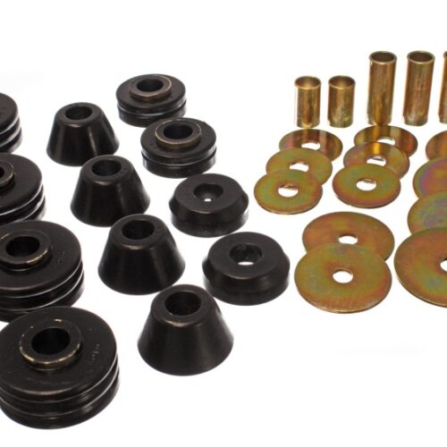 Energy Suspension 73-80 GM 1/2 Ton C-10/C1500 Pick Up 2WD Black Body (Cab) Mount Set - Image 5