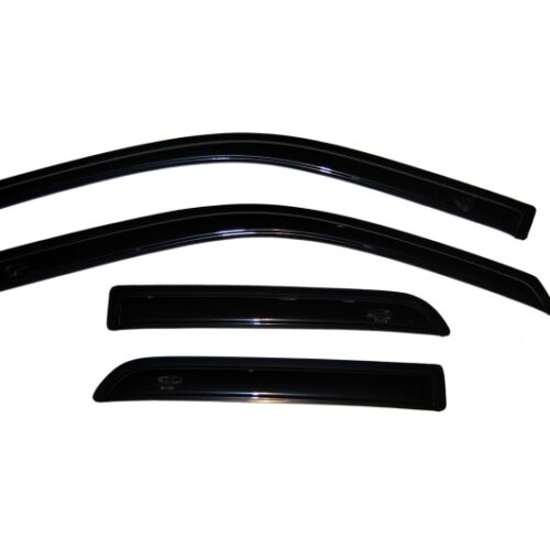 AVS 09-18 Dodge RAM 1500 Quad Cab Ventvisor Outside Mount Window Deflectors 4pc - Smoke - Image 10
