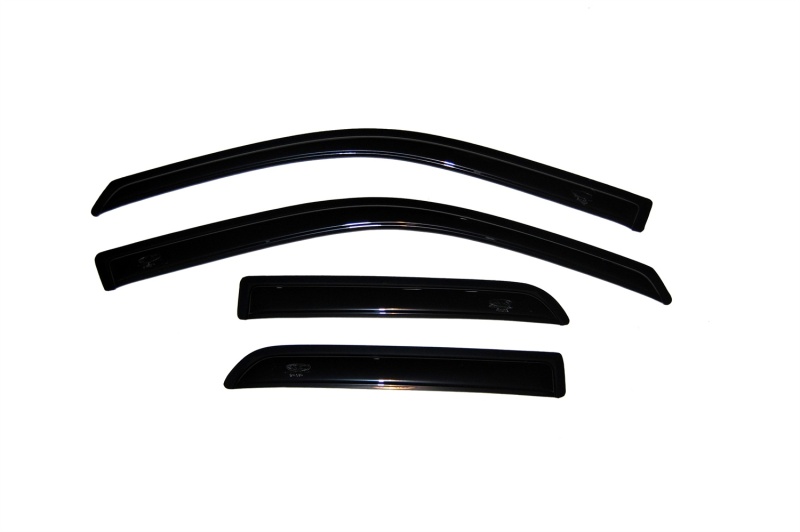 AVS 09-18 Dodge RAM 1500 Quad Cab Ventvisor Outside Mount Window Deflectors 4pc - Smoke - Image 10