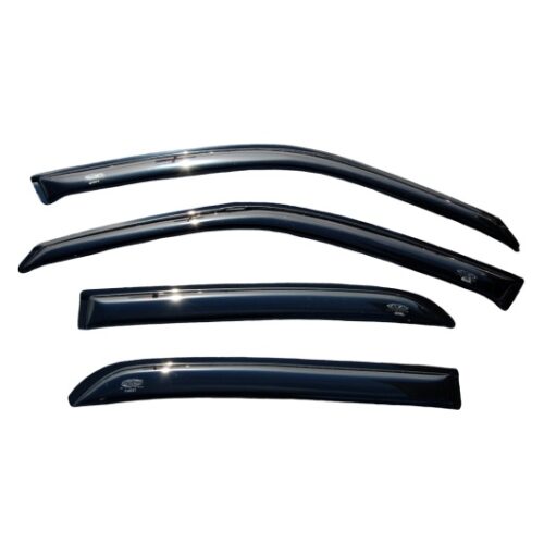 AVS 94228 98-11 Ford Crown Victoria (Short Rears) Ventvisor Outside Mount Window Deflectors 4pc - Smoke