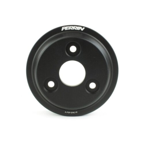 PERRIN 22-26 Subaru WRX / 21-25 Crosstrek / 20-25 LGT/OBXT/FXT Lightweight Water Pump Pulley - Black - Image 3