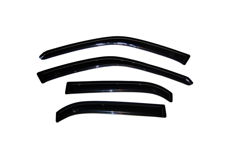 AVS 94033 98-02 Chevy Prizm Ventvisor Outside Mount Window Deflectors 4pc - Smoke - Image 4