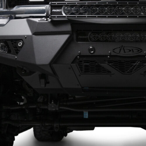Addictive Desert Designs 2023+ Ford Super Duty HoneyBadger Front Bumper w/ Top Hoop - Image 6
