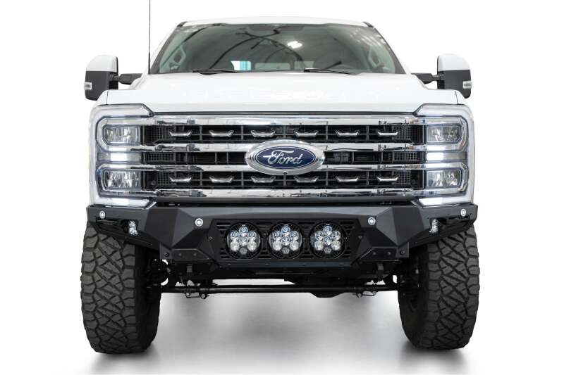 Addictive Desert Designs F810014100103 2023+ Ford F-250/F-350 Bomber Front Bumper (w/ 3 Baja Designs LP6 Mounts) - Image 7