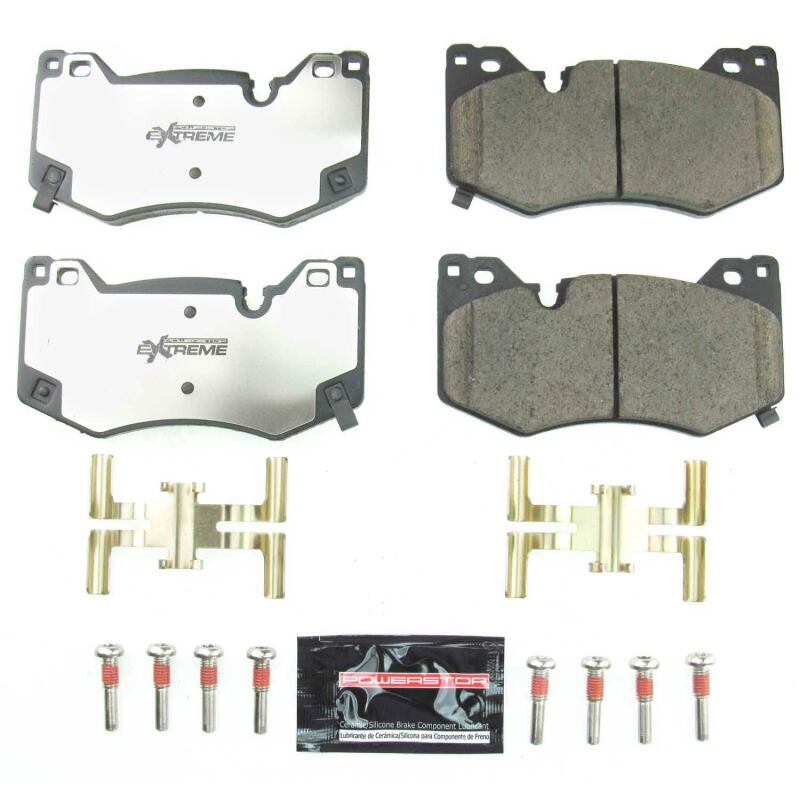 Power Stop 2020 Chevrolet Corvette Front Z26 Extreme Street Brake Pads w/Hardware - Image 2