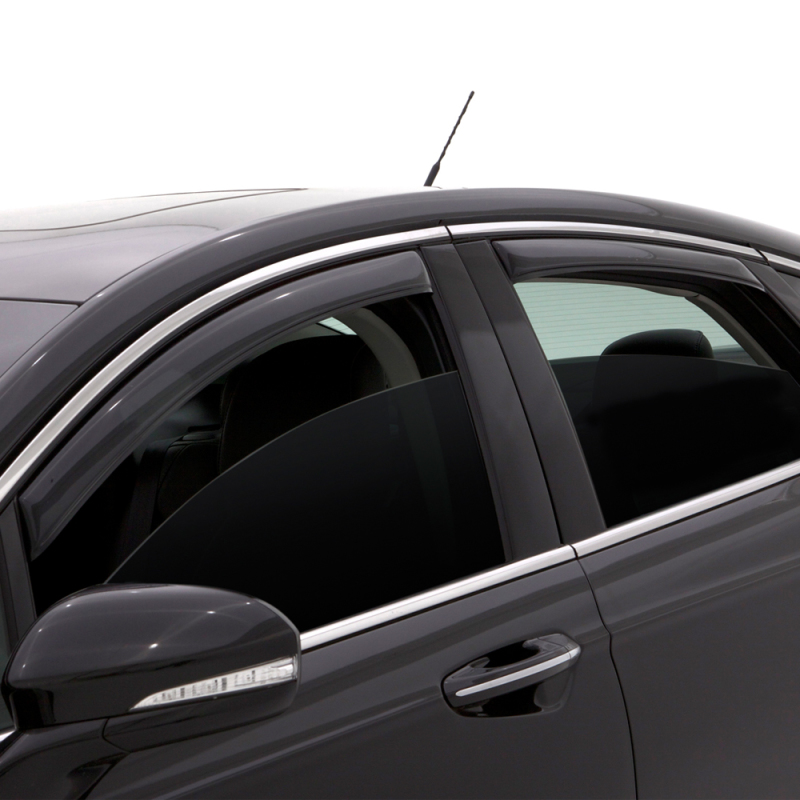 AVS 2019 Nissan Altima Ventvisor Front & Rear Window Deflectors 4pc - Smoke - Image 2