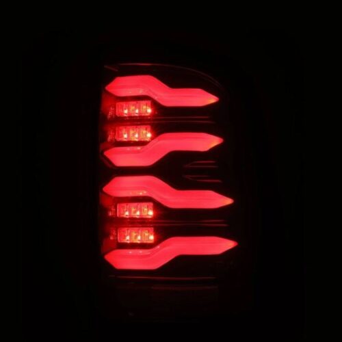 AlphaRex 09-18 Dodge RAM LUXX-Series LED Taillights Black Red w/Actv Light & SS - Image 4