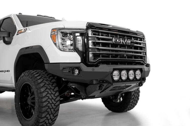 Addictive Desert Designs 20-23 GMC Sierra 2500/3500 Bomber Front Bumper - Black - Image 3