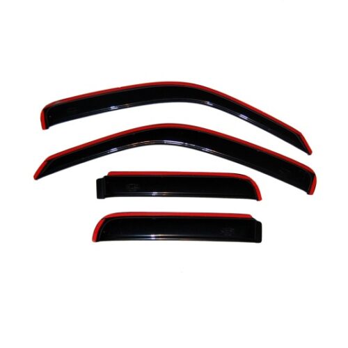 AVS 194428 02-07 Jeep Liberty Ventvisor In-Channel Front & Rear Window Deflectors 4pc - Smoke