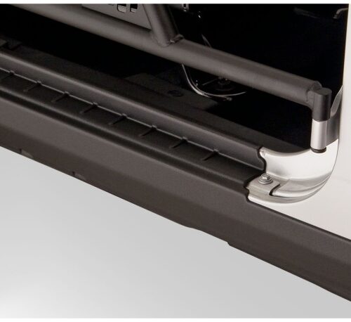 Bushwacker 14011 07-18 Jeep Wrangler Trail Armor Rocker Panel and Sill Plate Cover - Black - Image 7