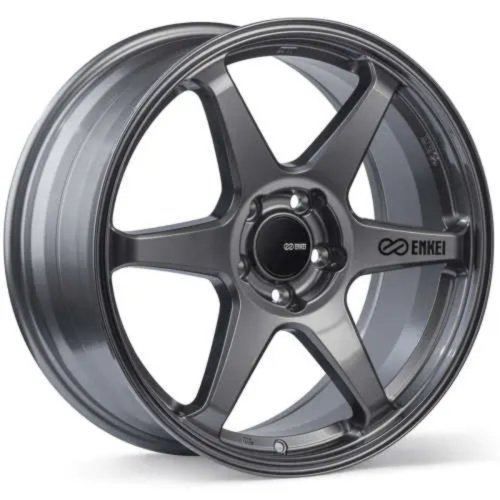 Enkei 539-880-6540GM T6R 18x8 40mm Offset 5x114.3 Bolt Pattern 72.6 Bore Gloss Gunmetal Wheel