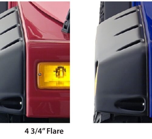 Bushwacker 10917-07 97-06 Jeep TJ Pocket Style Flares 4pc - Black - Image 6