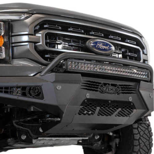 Addictive Desert Designs 2021 Ford F-150 HoneyBadger Front Bumper w/o Top Hoop - Image 10